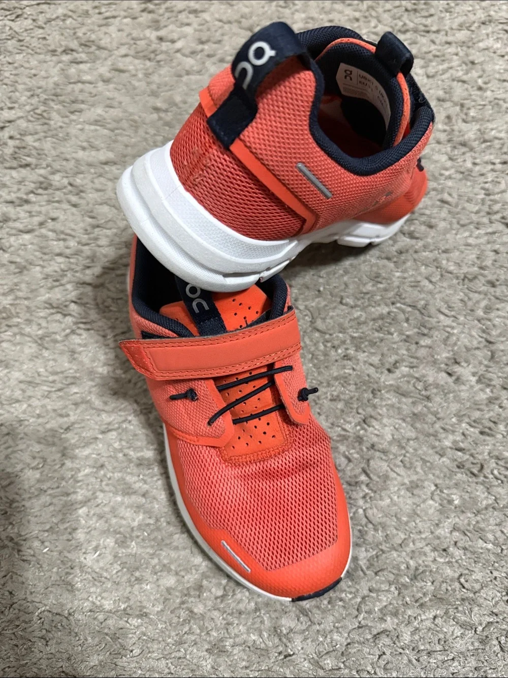 Kids on cloud shoes